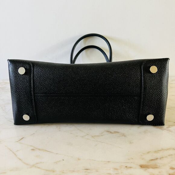 MICHAEL KORS STUDIO Mercer Black Leather Large Convertible Tote Bag - Picture 7 of 12